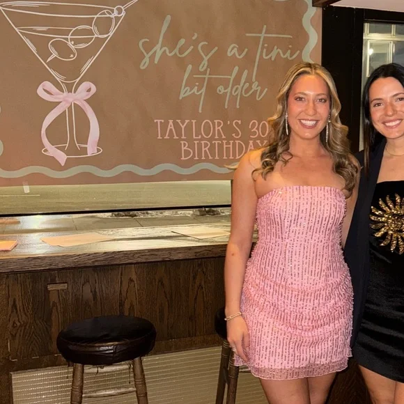 Oh Polly Pink Strapless Dress - Picture 6 of 7